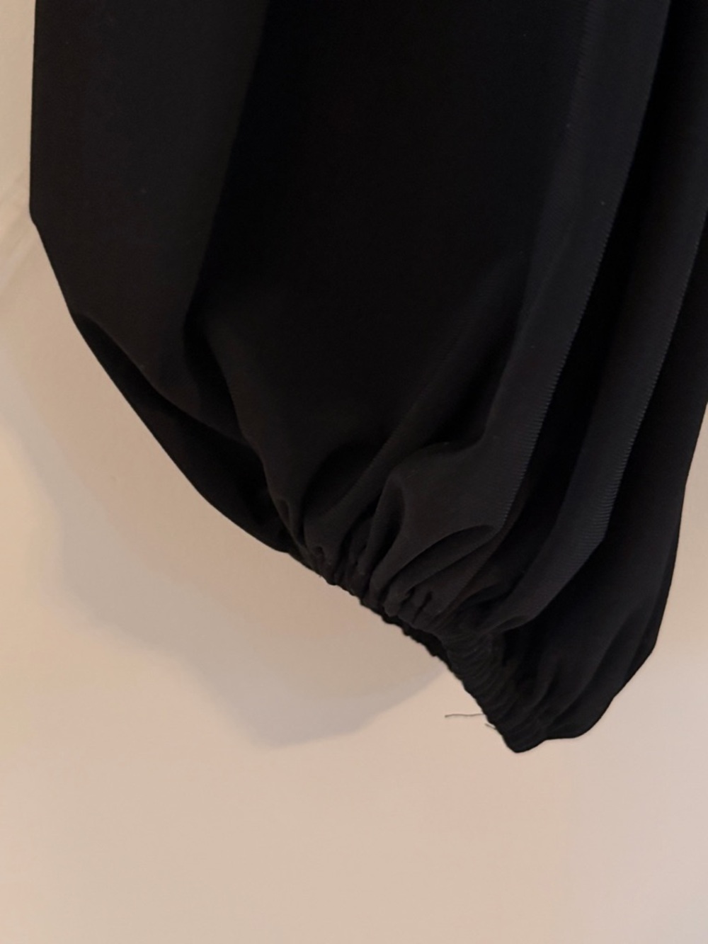 Bebe Black Poet Sleeve Tie-Neck Maxi Dress Size XL - Picture 10 of 15